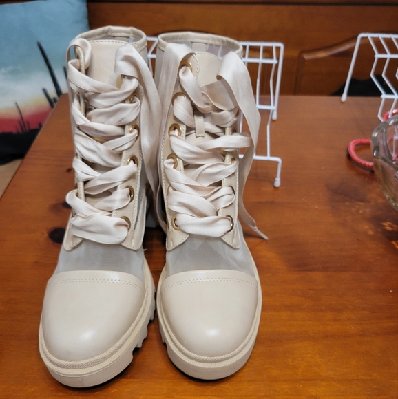 Mesh combat boots size 8.5 women's - Picture 4 of 7